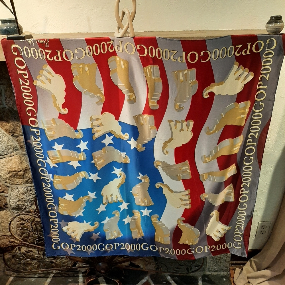 Haimes Weaver silk GOP scarf